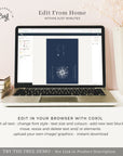 Sofia | Passport Invitation Wedding Template
