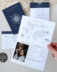 Sofia | Passport Invitation Wedding Template