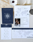 Sofia | Passport Invitation Wedding Template