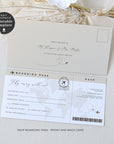 SOFIA Passport Wedding Invitation & Boarding Pass Save the Date Template Bundle