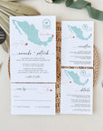 Mexico Destination Wedding Invitation Suite Template