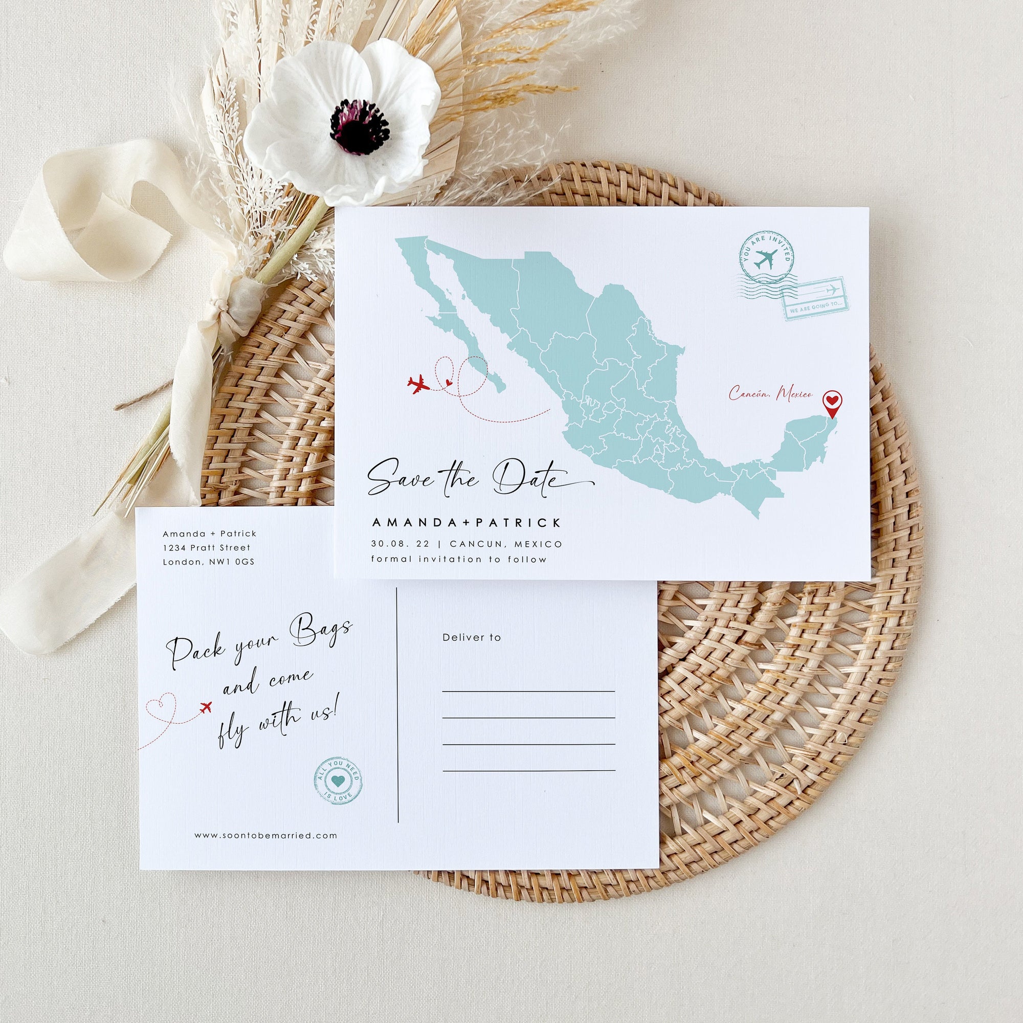Mexico Save the Date Template