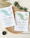 Mexico Wedding Invitation Template With Photo
