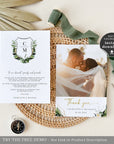 PALMA Tropical Wedding Thank You Cards Template