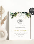 PALMA Audio Guest Book Sign Template Tropical