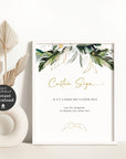 PALMA Tropical Wedding Signage Template