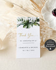 PALMA Tags for Wedding Favors Template Tropical