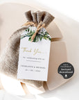 PALMA Tags for Wedding Favors Template Tropical