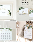 PALMA Tropical Wedding Printable Stationery Bundle Template