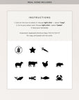 SIENNA Terracotta Place Cards Template