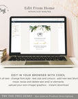 PALMA Audio Guest Book Sign Template Tropical
