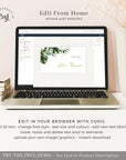 PALMA Tropical Wedding Place Cards Template