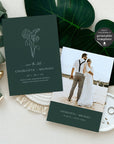 Modern Tropical Save the Date Template