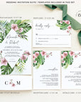 Hawaii Wedding Invitation Template Suite