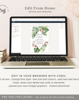 Hawaii Wedding Invitation Template Suite