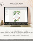 Hawaii Wedding Invitation Template