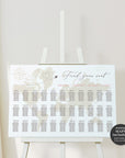 SOFIA Destination Wedding Seating Chart Template