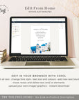 SANTORINI | Greek Wedding Invitation Template