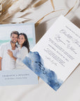 YLENIA Ocean Wedding Invitation Template