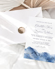 YLENIA Ocean Wedding Invitation Template