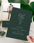Modern Tropical Save the Date Template
