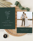 Modern Tropical Save the Date Template