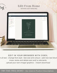 Modern Tropical Save the Date Template