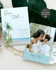 Selma | Palm Tree Save the Date Template with Photo