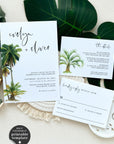 Kala | Tropical Wedding Invitation Template Suite