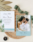 SELMA | Palm Tree Wedding Invitation Template