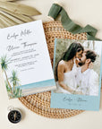 Selma | Tropical Beach Wedding Invitation Set