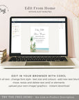 SELMA | Palm Tree Wedding Invitation Template