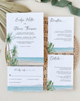 Selma | Tropical Beach Wedding Invitation Set