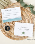 Selma | Tropical Beach Wedding Invitation Set