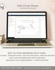 SOFIA Travel Wedding Guest Book Sign Template