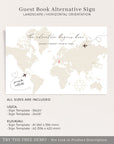 SOFIA Wedding Guest Book Alternative Sign