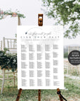 Alphabetical Seating Chart Template Travel Theme