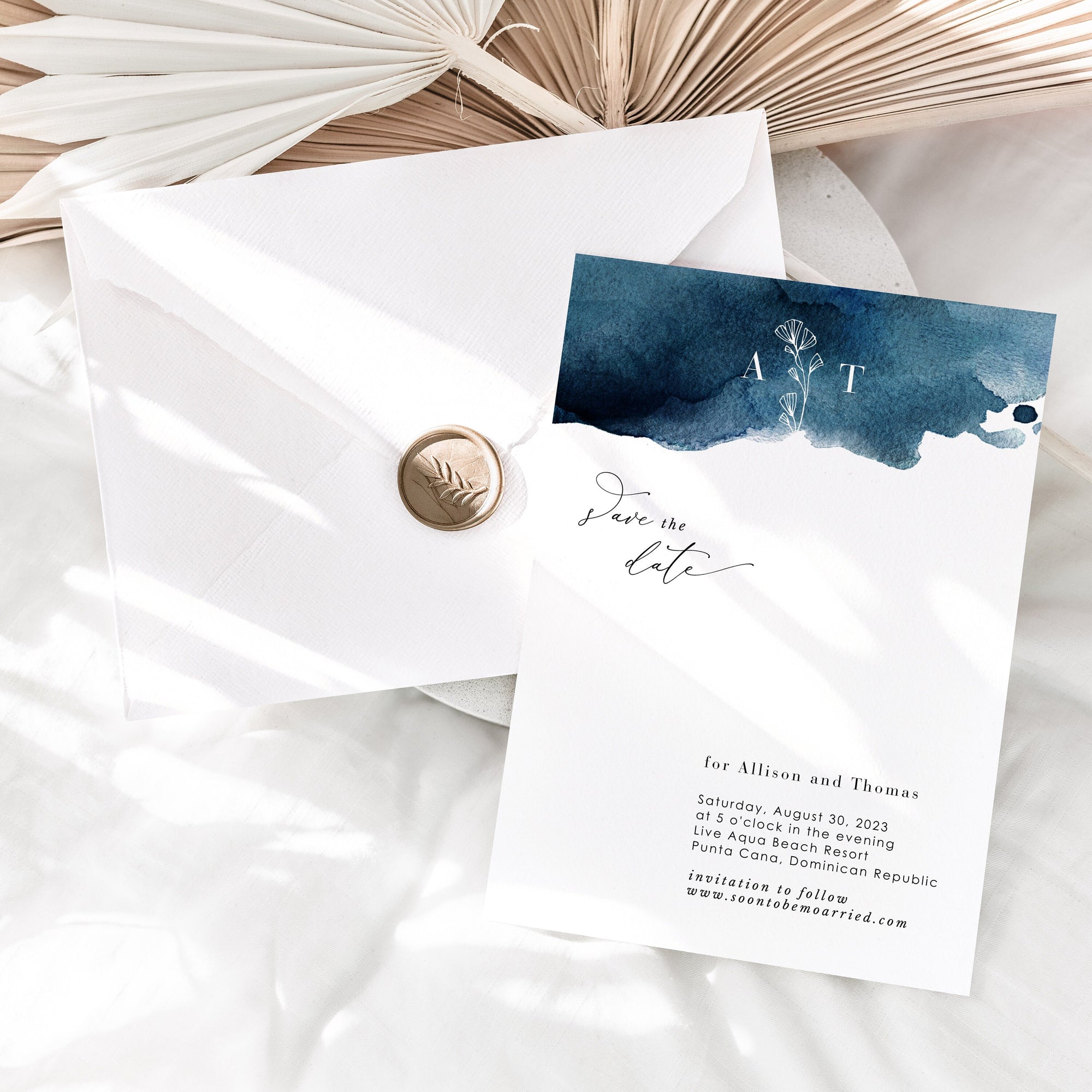 Greta | Coastal Save the Date Template