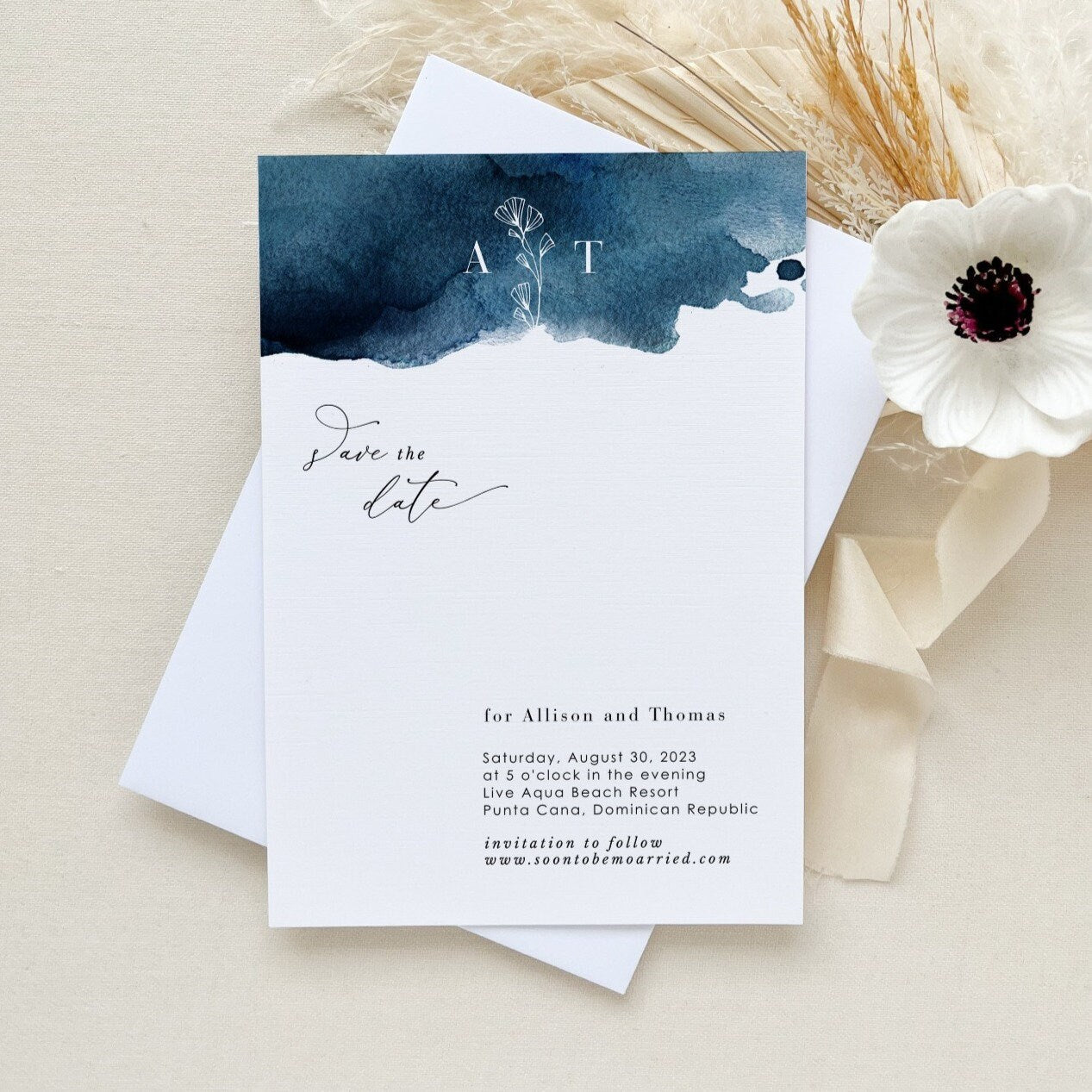 Greta | Coastal Save the Date Template