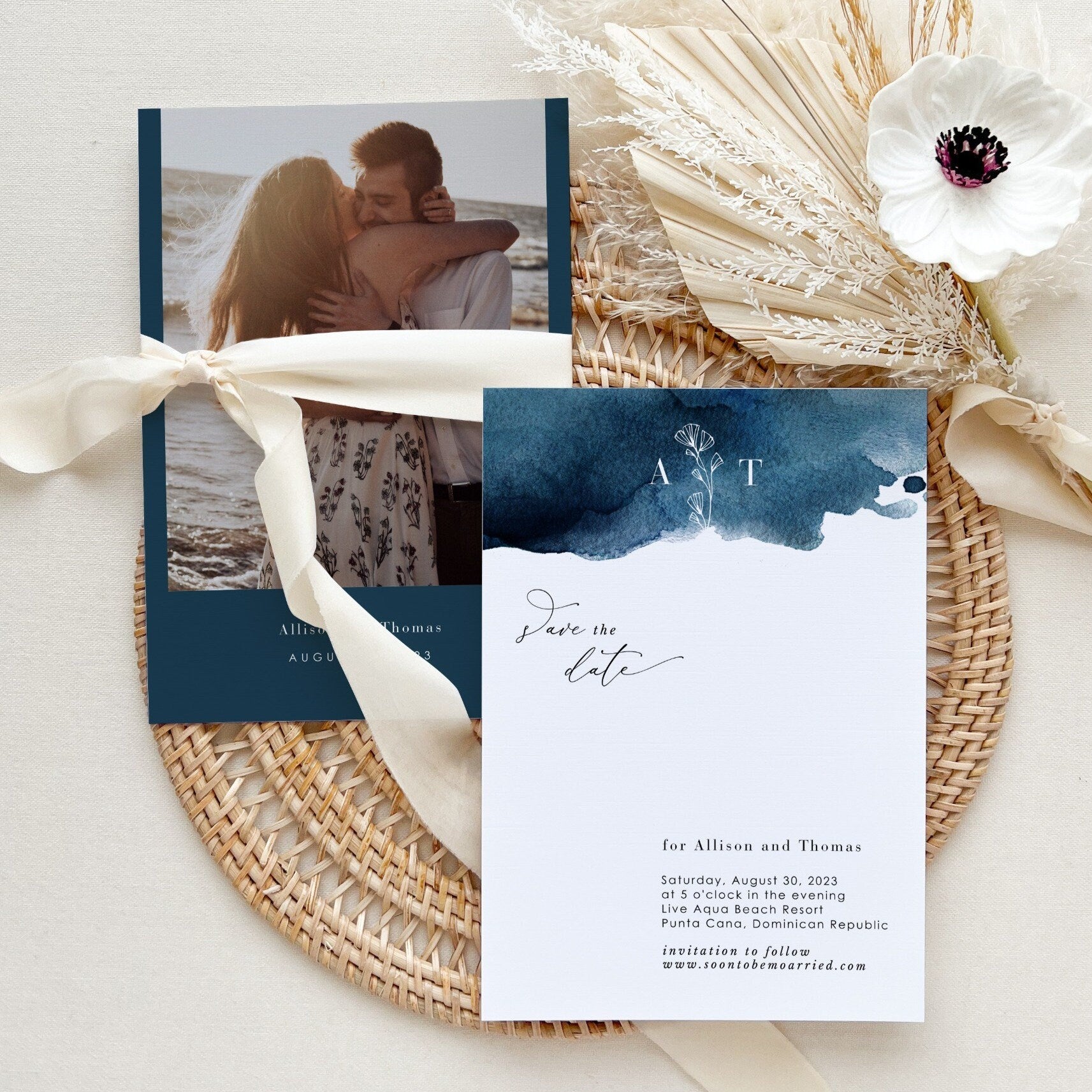 Greta | Coastal Save the Date Template