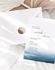 Elettra | Modern Beach Wedding Invitation Template