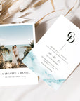 Chiara | Printable Beach Wedding Invitation Diy