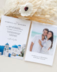 SANTORINI | Greek Wedding Invitation Template