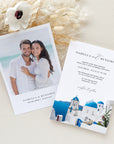 SANTORINI | Greek Wedding Invitation Template