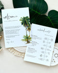 Kala | Tropical Wedding Weekend Itinerary Template