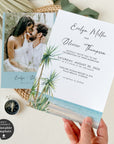 SELMA | Palm Tree Wedding Invitation Template