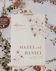 HAZEL Welcome to Our Wedding Sign Template
