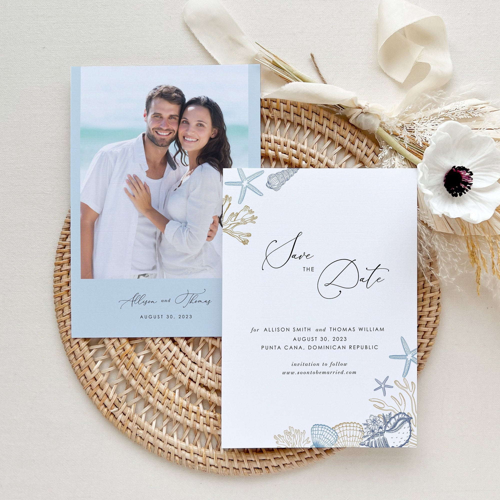 Hila | Beach Save the Date Template