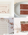 HAZEL Terracotta Wedding Stationery Templates Bundle