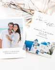 Santorini | Watercolour Save the Date Template